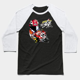 Kevin Schwantz Lucky Strike Suzuki Tribute Baseball T-Shirt